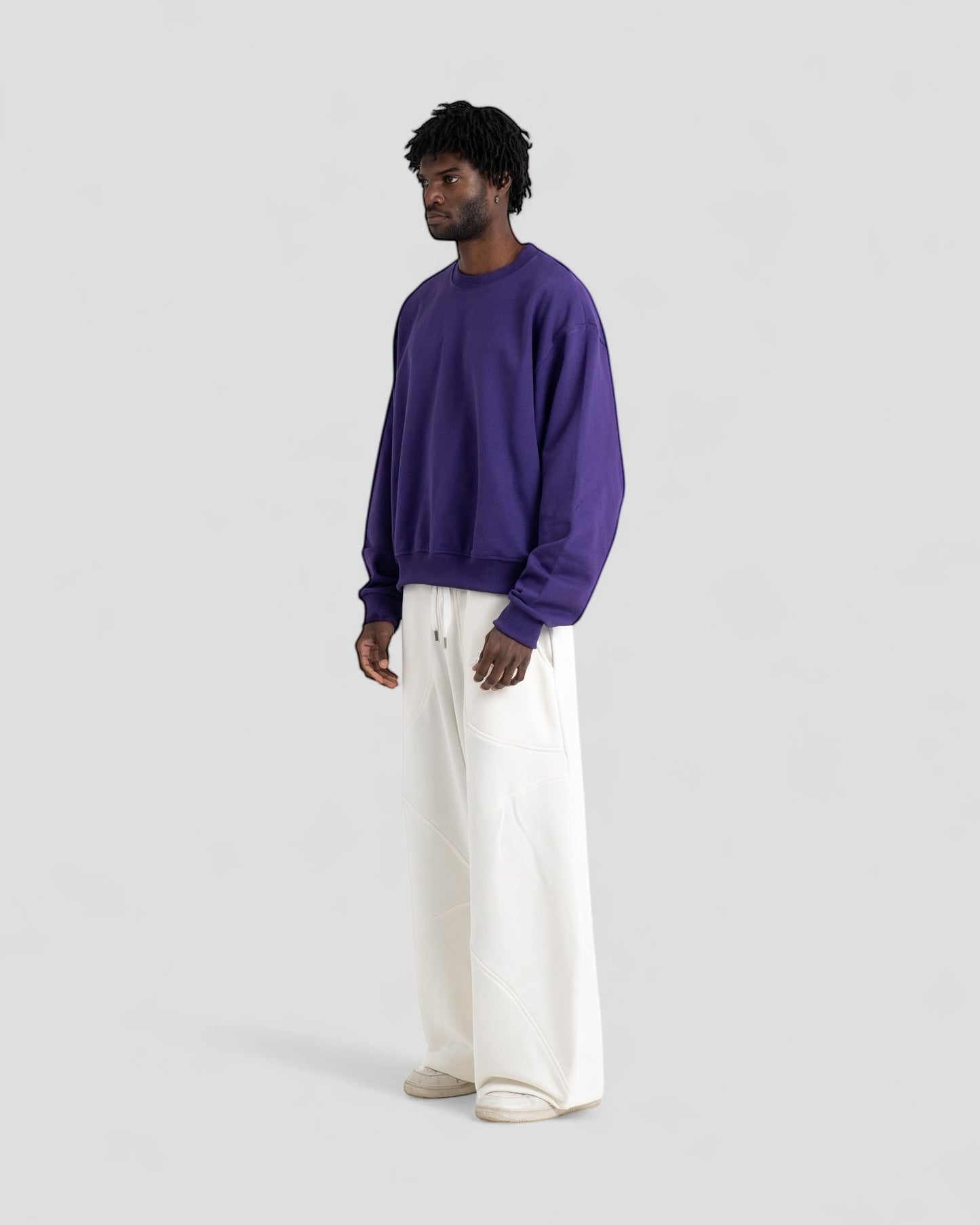 The Perfect Blank Purple Crewneck