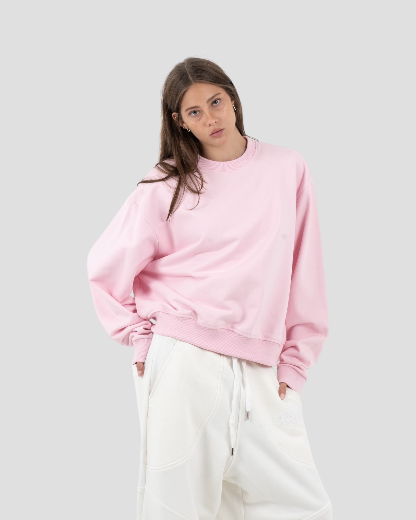 The Perfect Blank Pink Crewneck