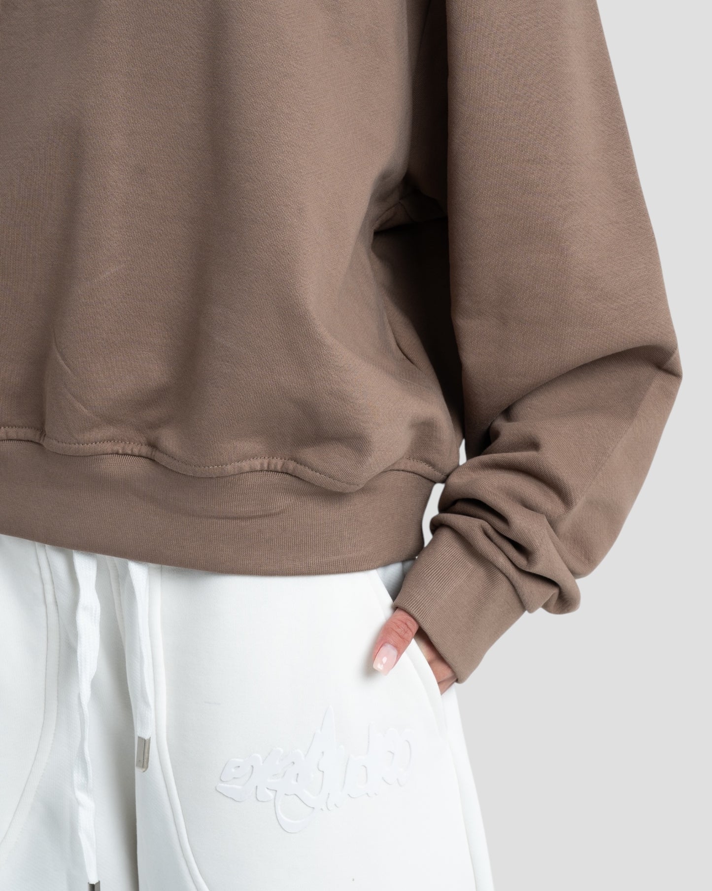 The Perfect Blank Brown Crewneck