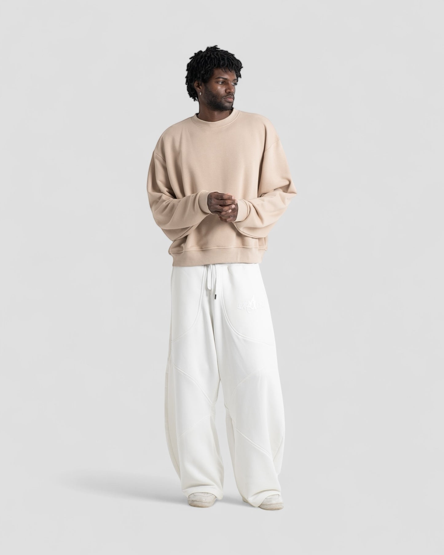 The Perfect Blank Beige Crewneck