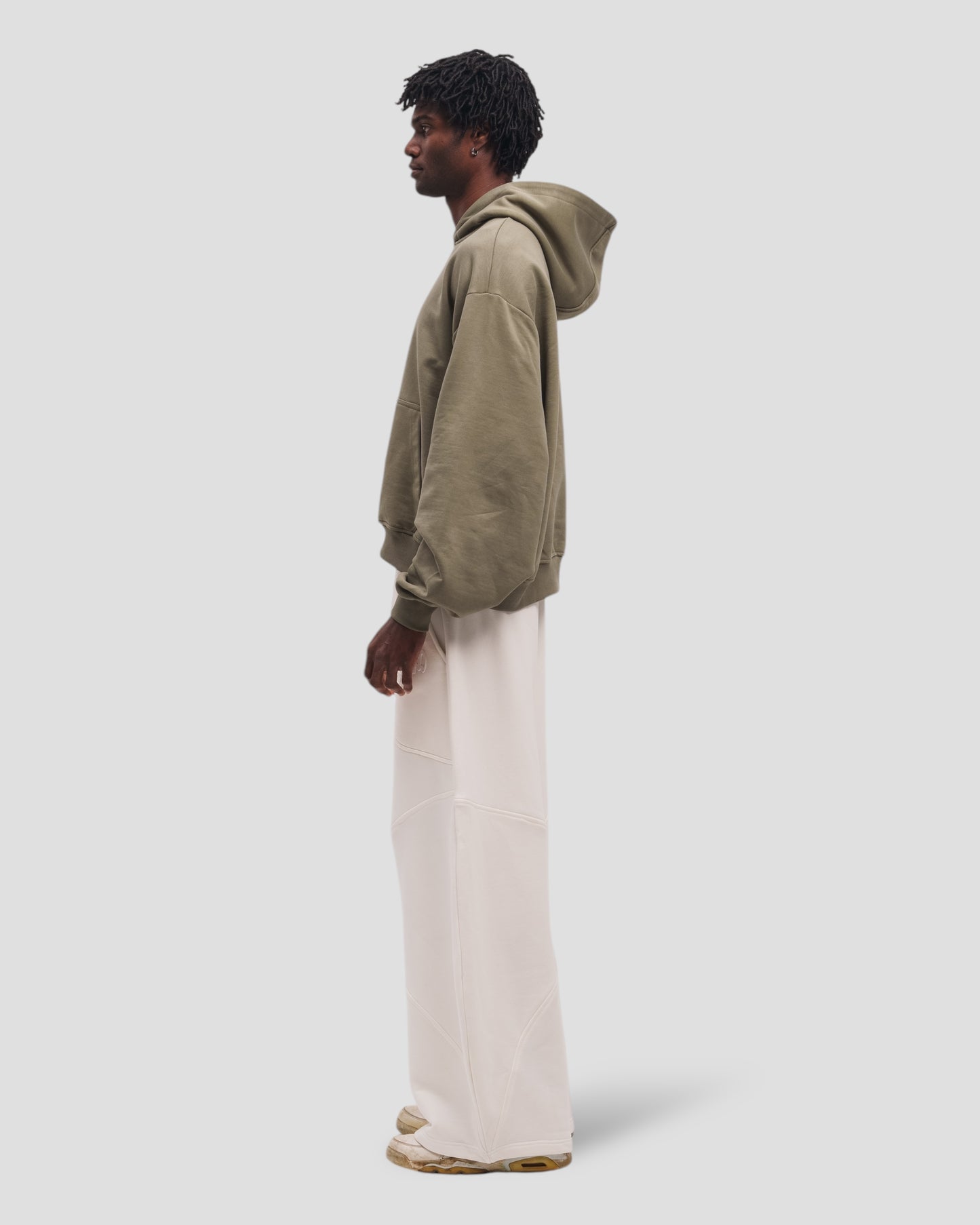 The Perfect Blank Olive Hoodie