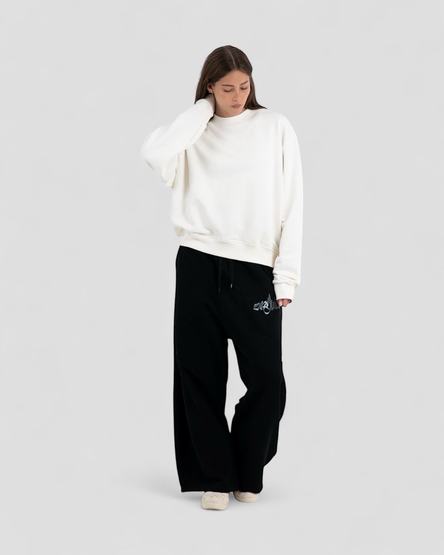 The Perfect Blank Off-White Crewneck