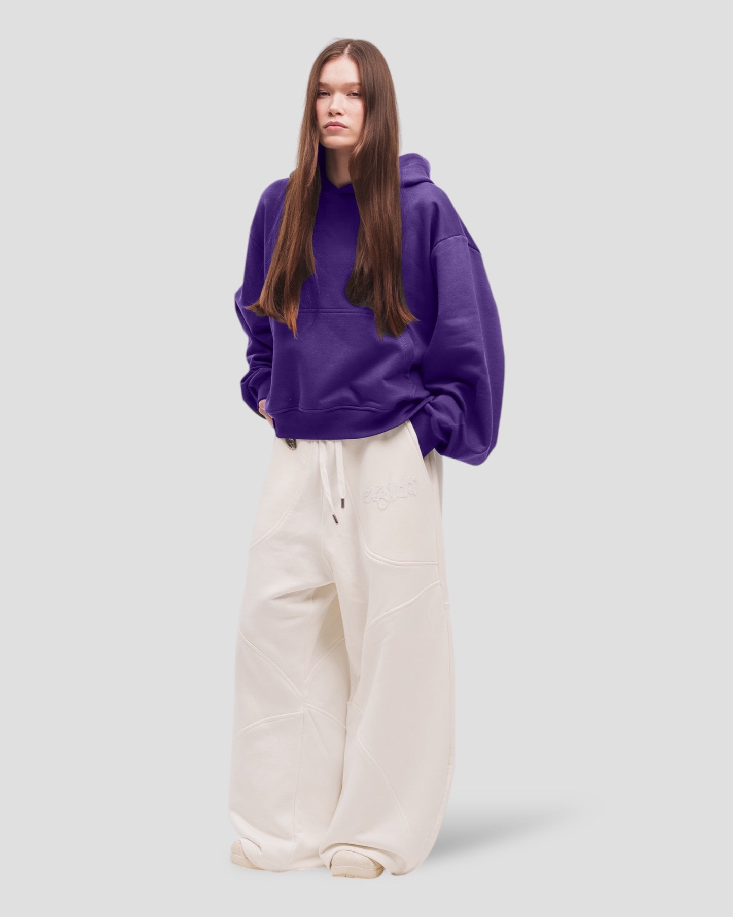 The Perfect Blank Purple Hoodie