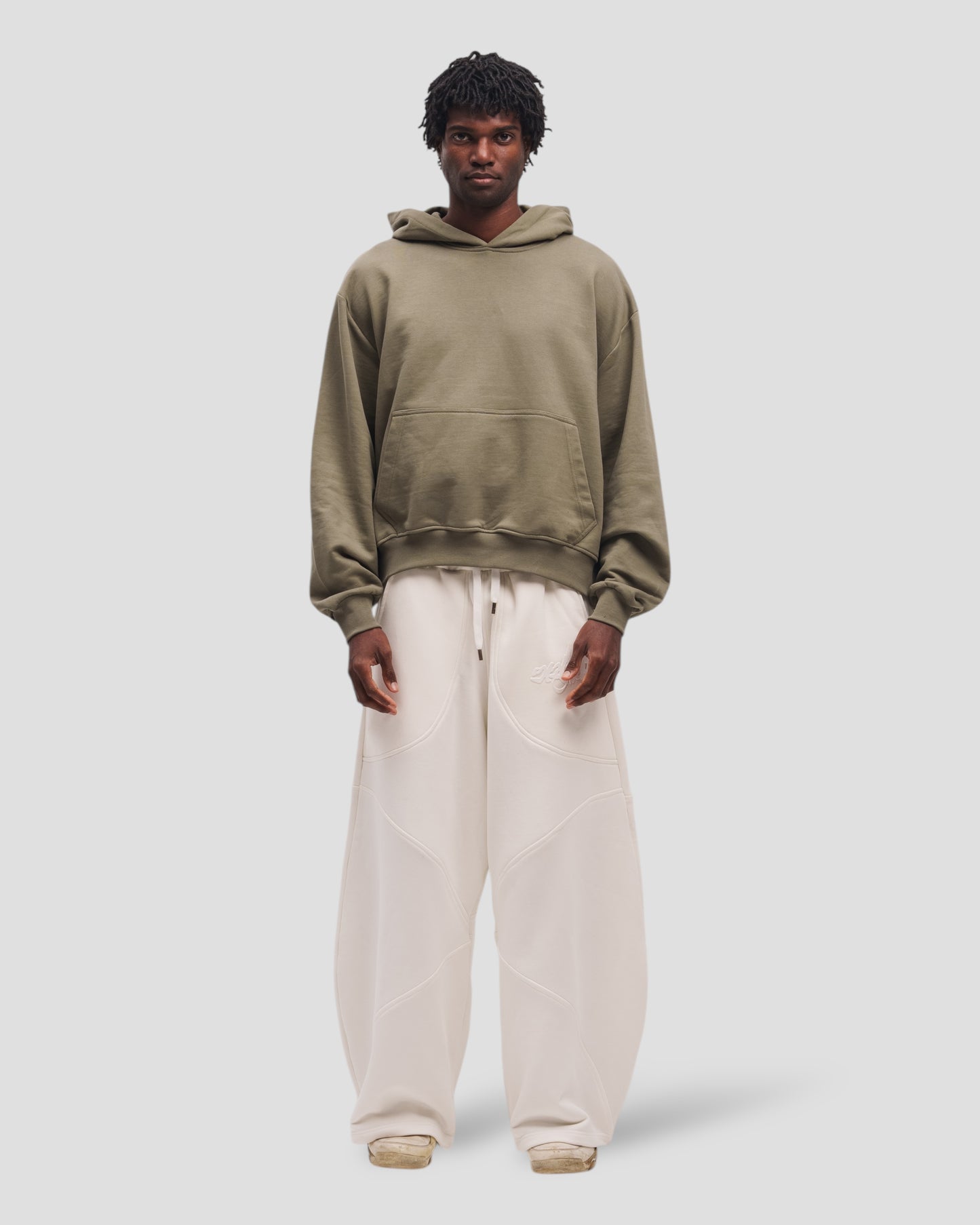 The Perfect Blank Olive Hoodie