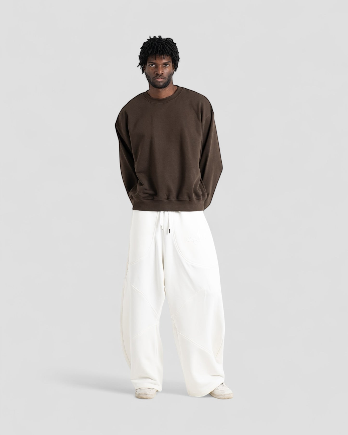 The Perfect Blank Dark Brown Crewneck