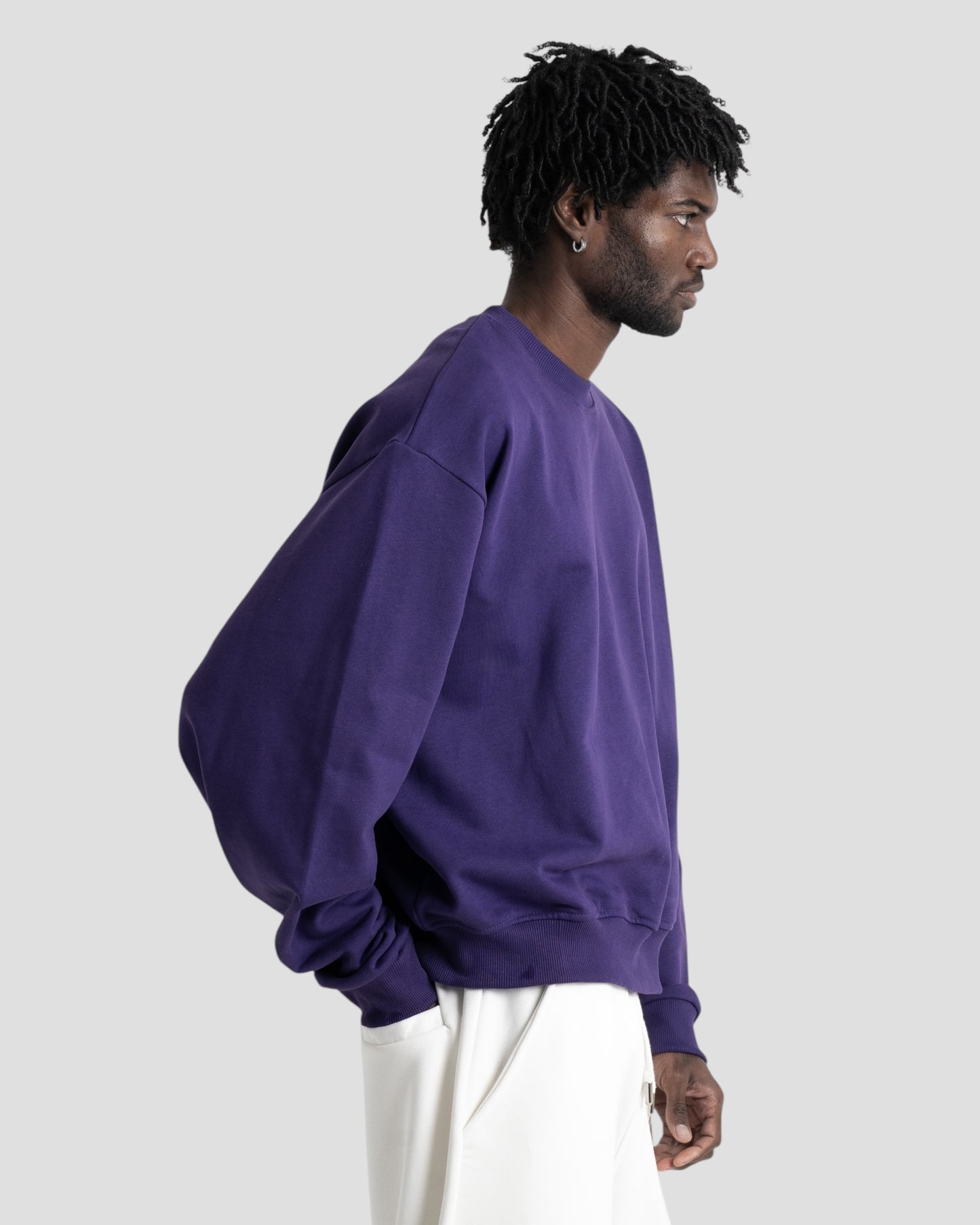 The Perfect Blank Purple Crewneck