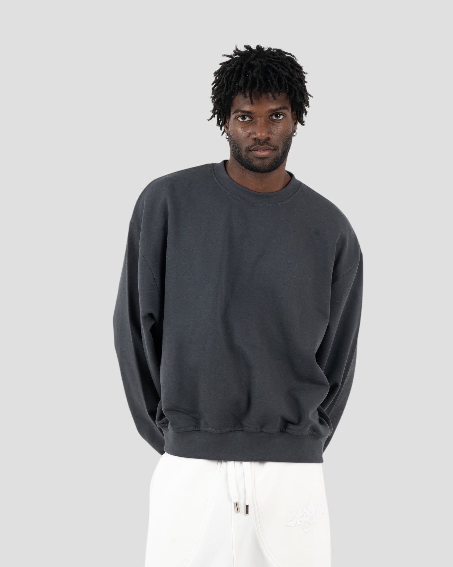 The Perfect Blank Dark Grey Crewneck