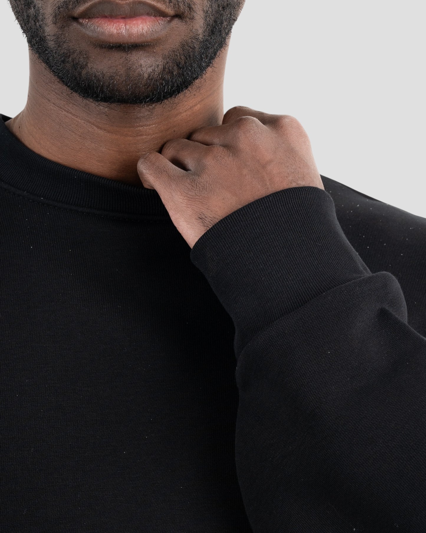 The Perfect Blank Black Crewneck