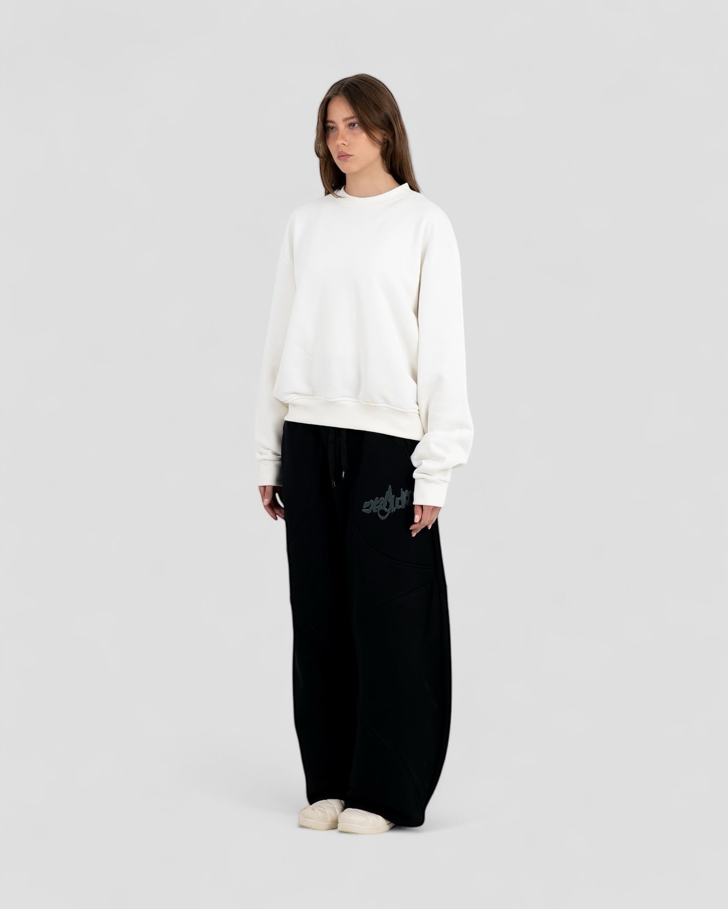 The Perfect Blank Off-White Crewneck