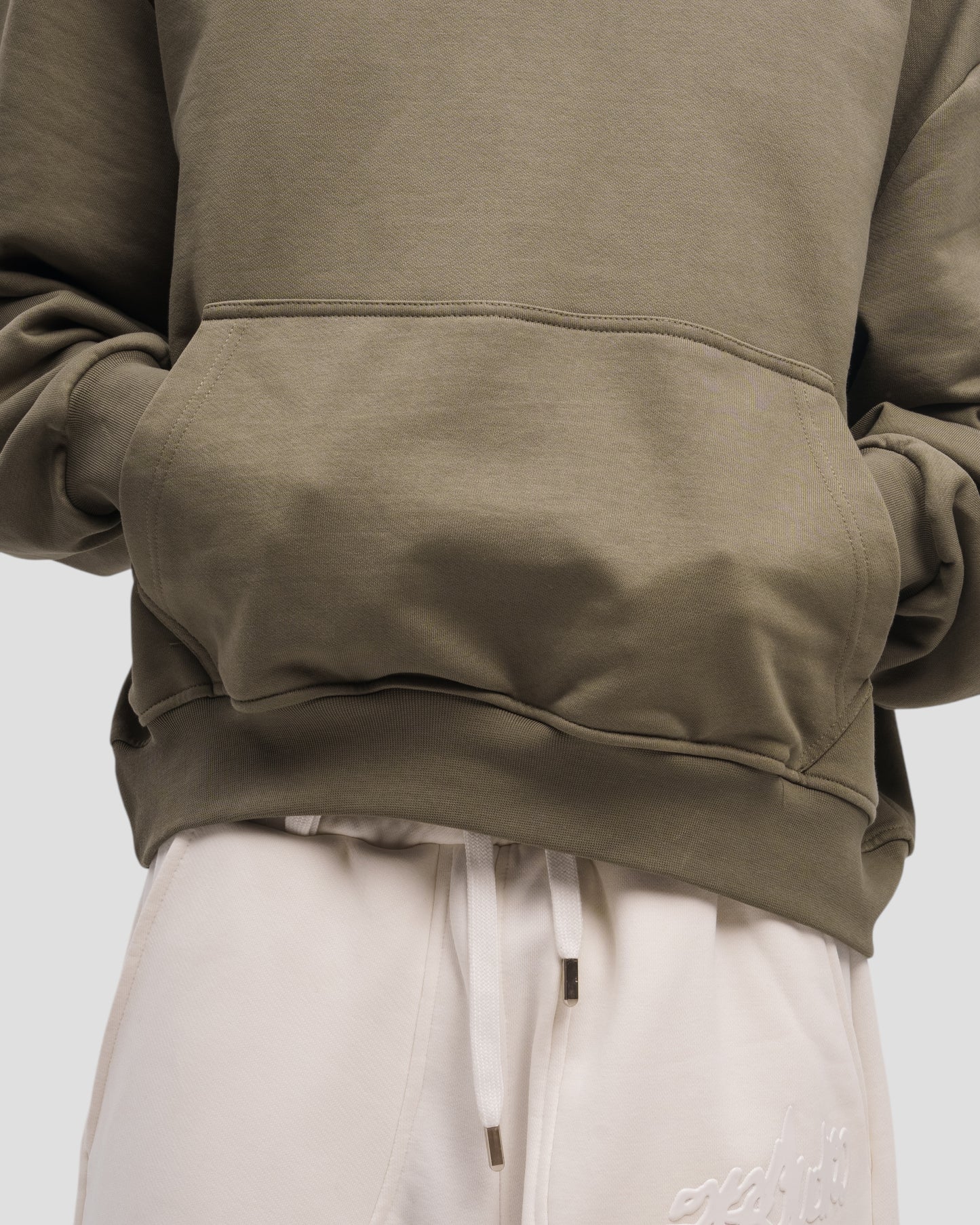 The Perfect Blank Olive Hoodie