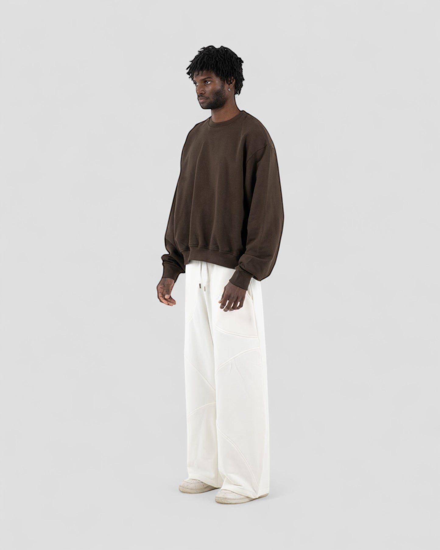 The Perfect Blank Dark Brown Crewneck