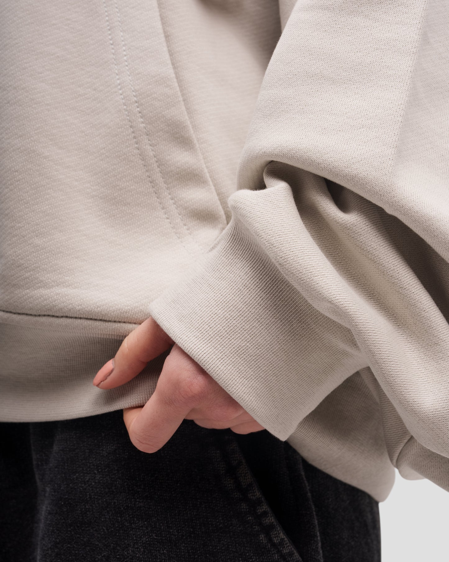 The Perfect Blank Light Grey Hoodie