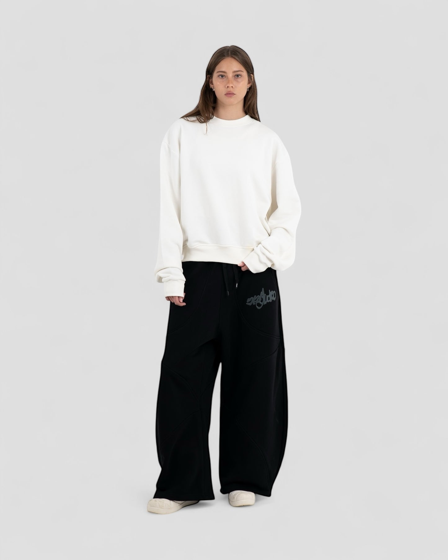 The Perfect Blank Off-White Crewneck