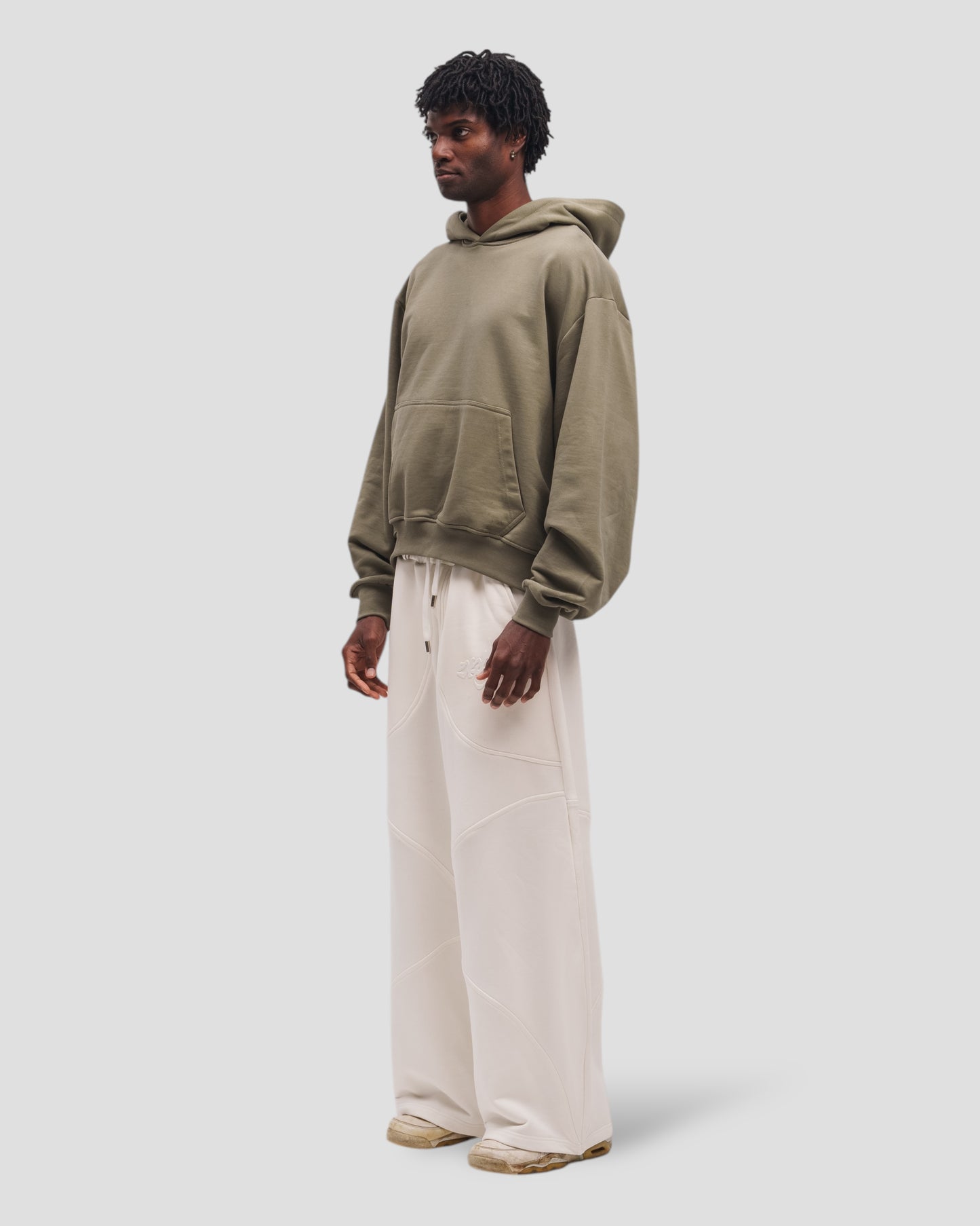 The Perfect Blank Olive Hoodie