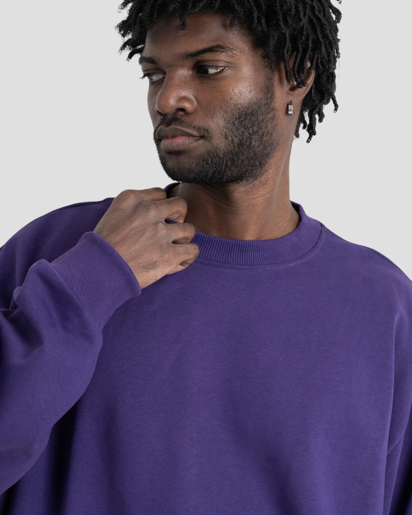 The Perfect Blank Purple Crewneck