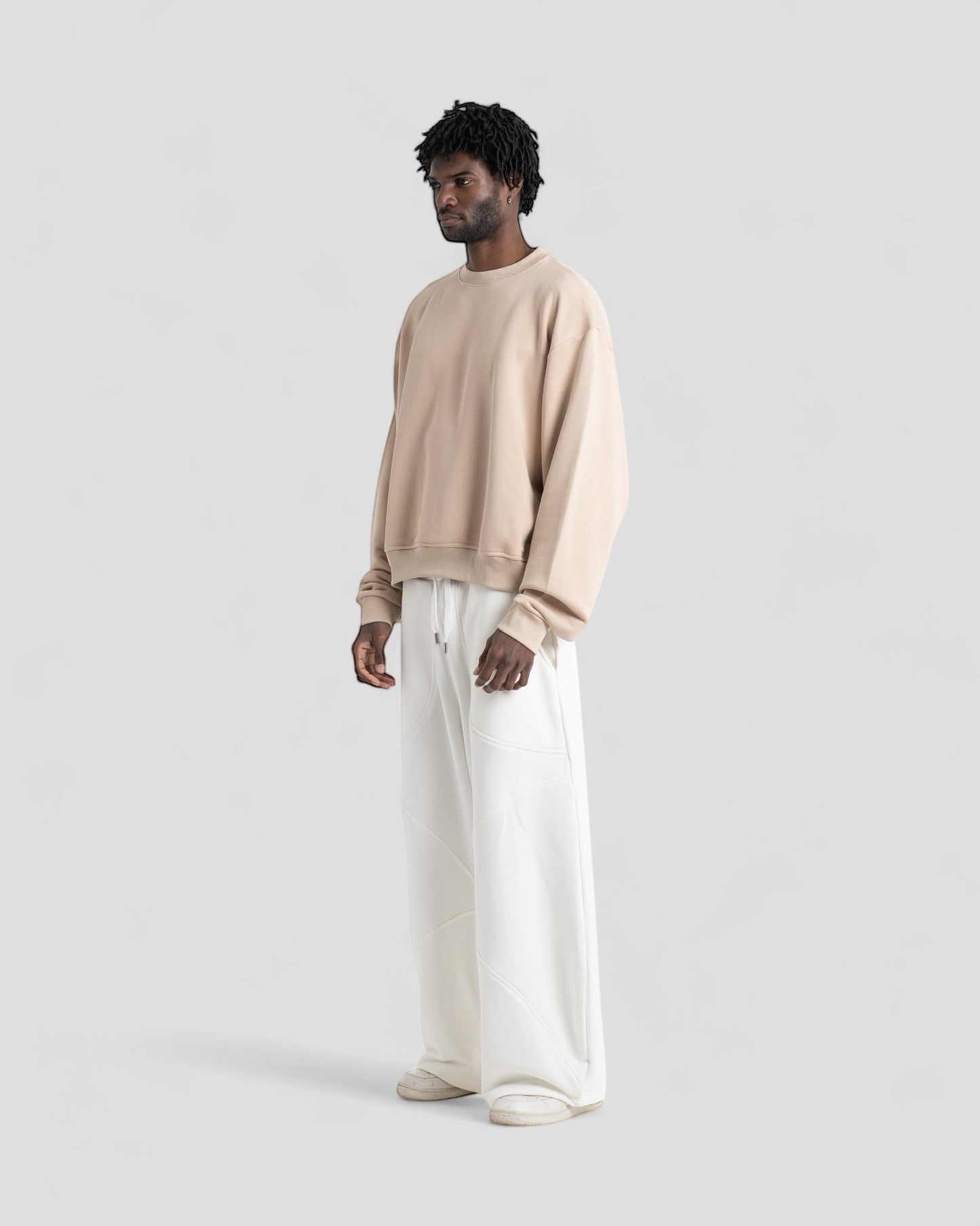 The Perfect Blank Beige Crewneck