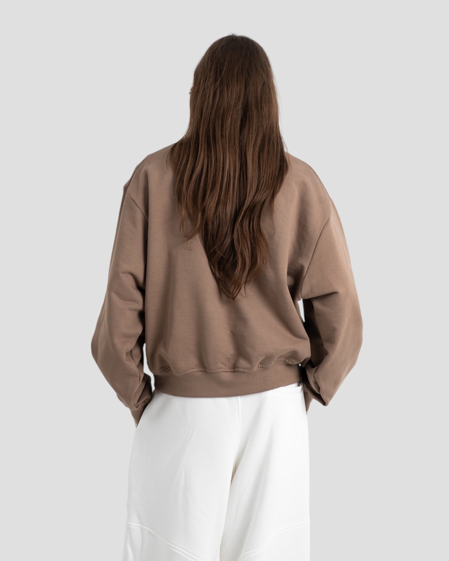 The Perfect Blank Brown Crewneck