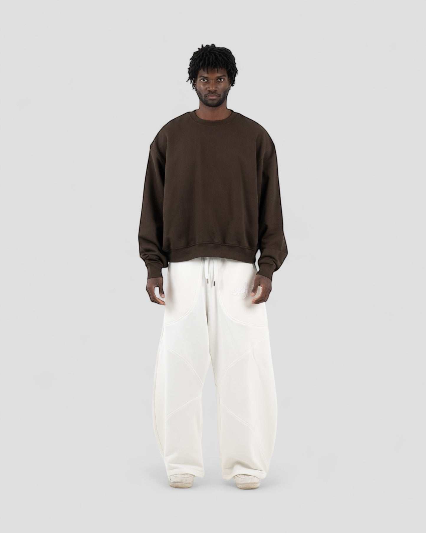 The Perfect Blank Dark Brown Crewneck