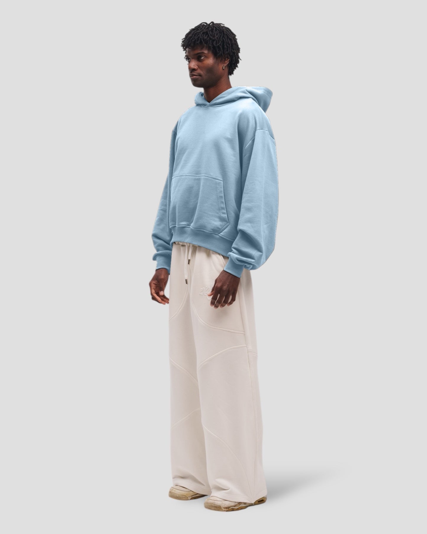 The Perfect Blank Sky Blue Hoodie