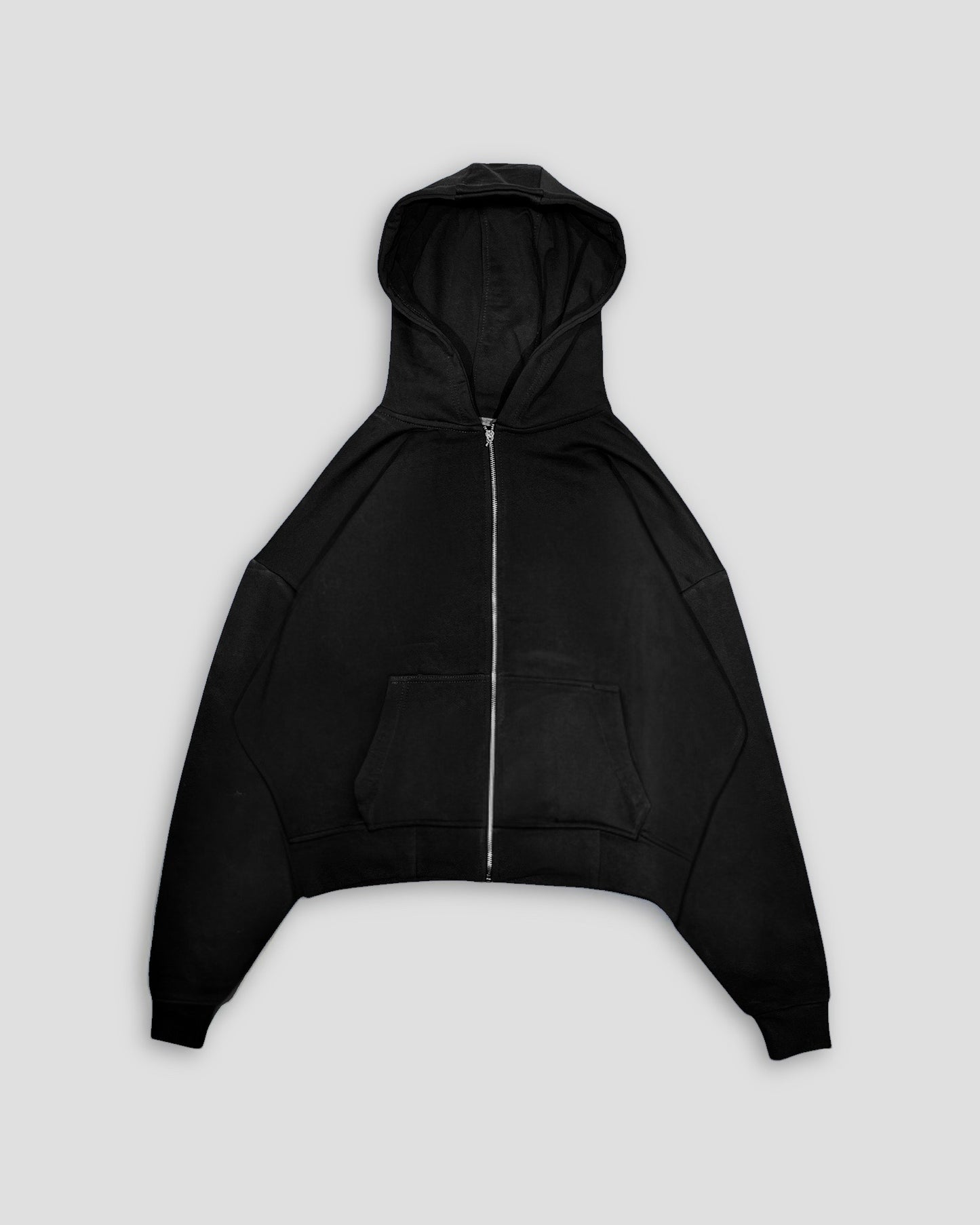 The Perfect Blank Black Zipup Jacket