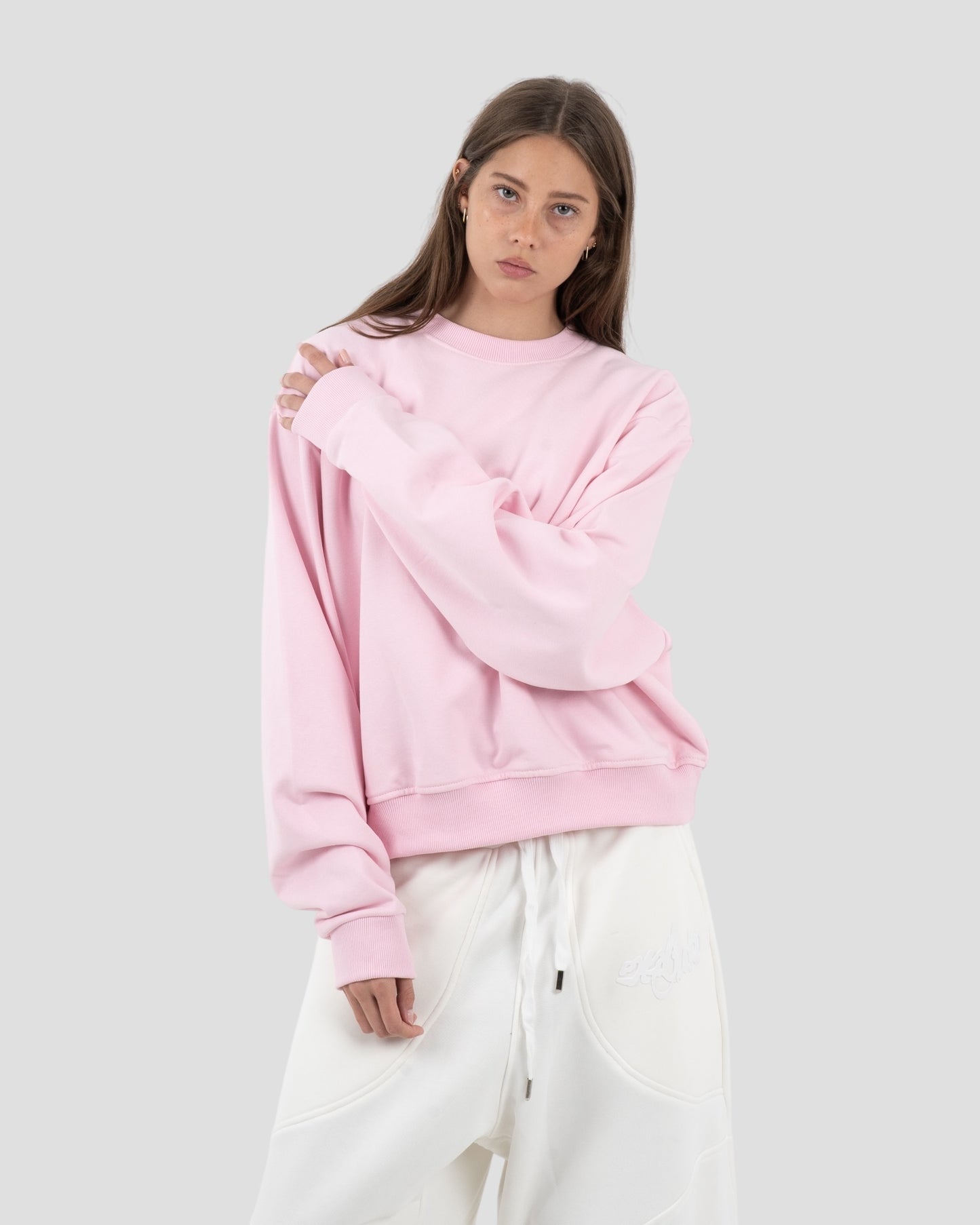 The Perfect Blank Pink Crewneck