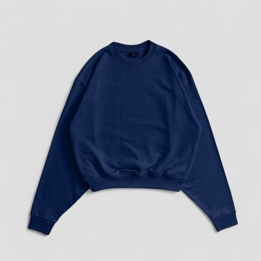 The Perfect Blank Navy Crewneck