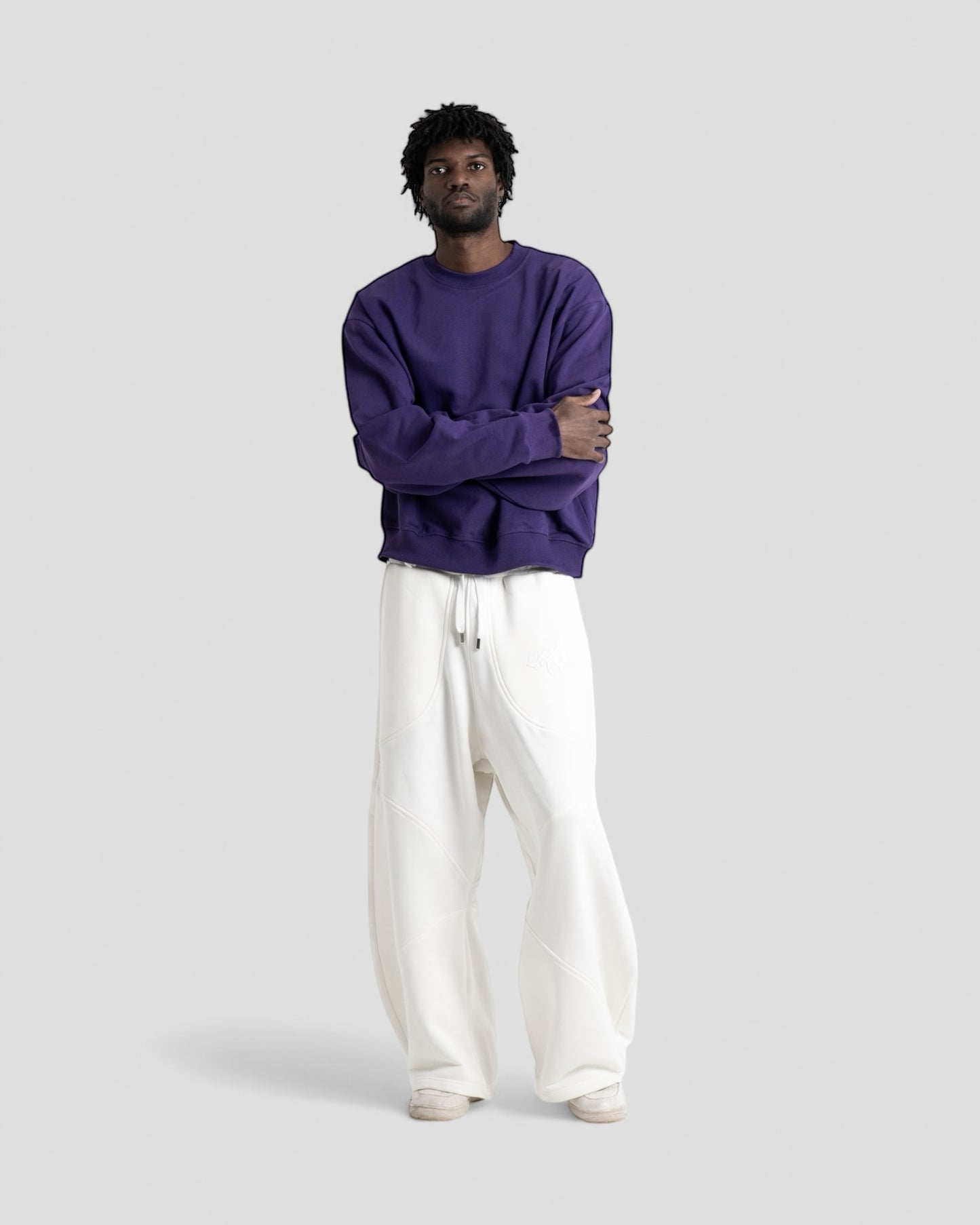 The Perfect Blank Purple Crewneck