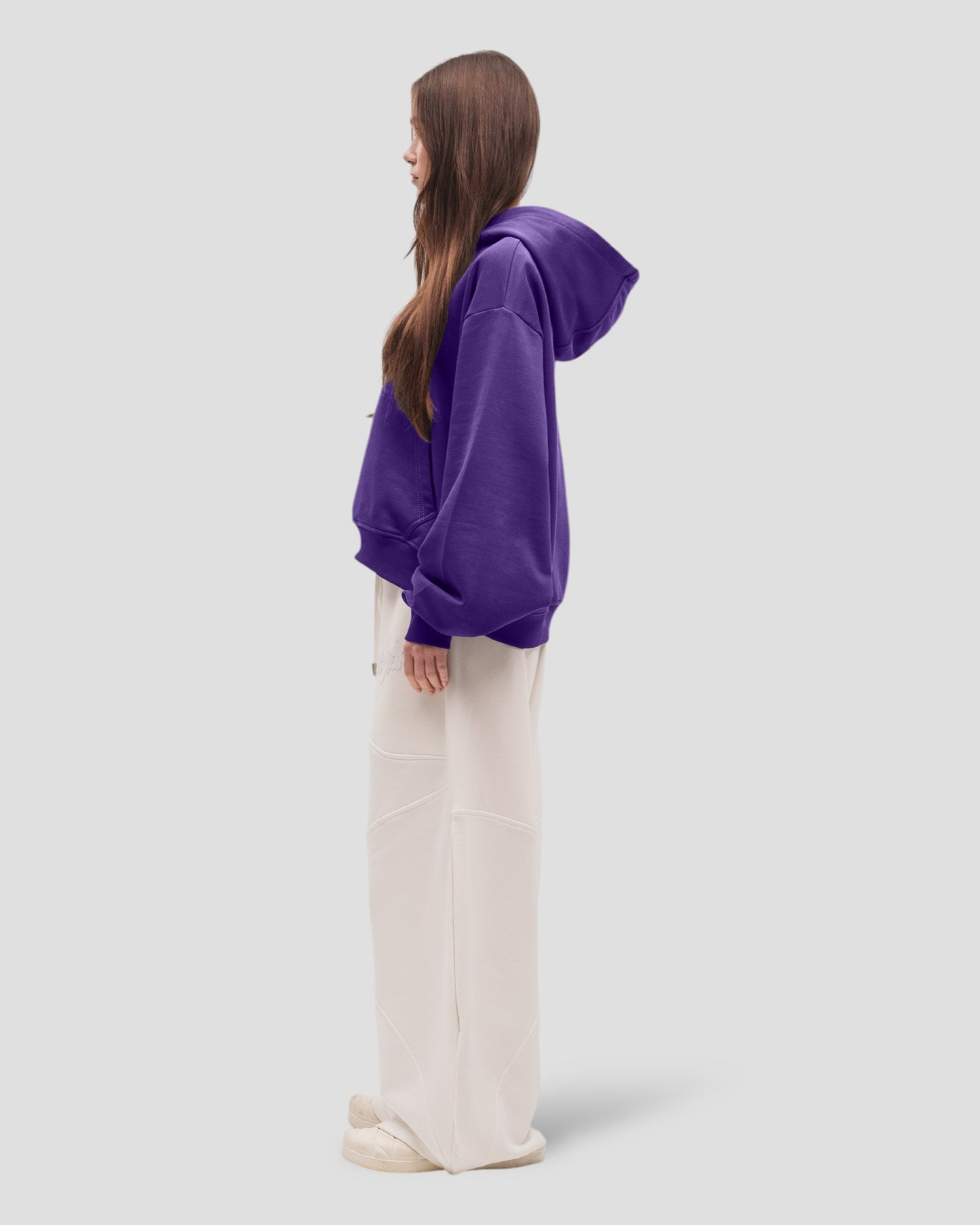 The Perfect Blank Purple Hoodie