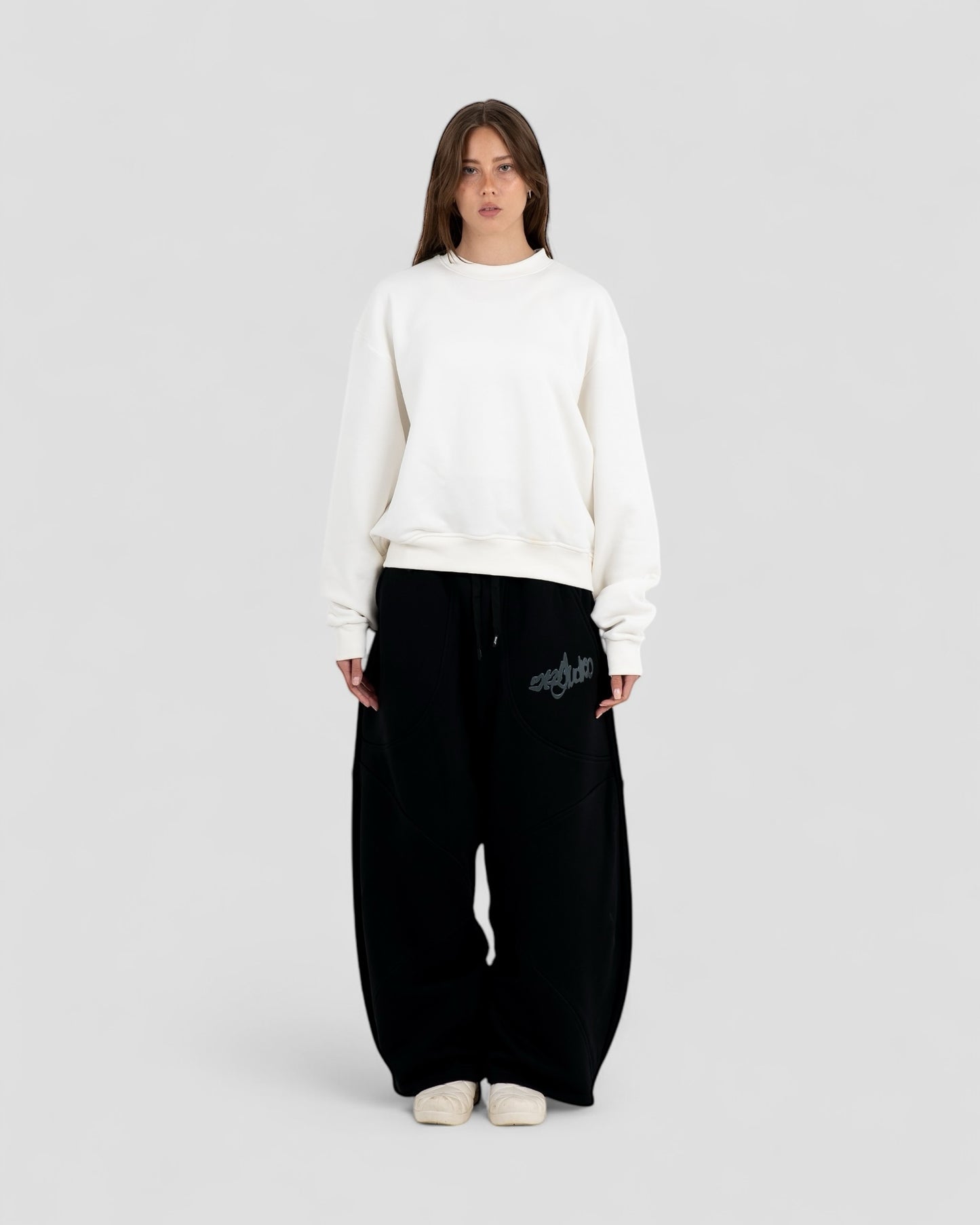 The Perfect Blank Off-White Crewneck