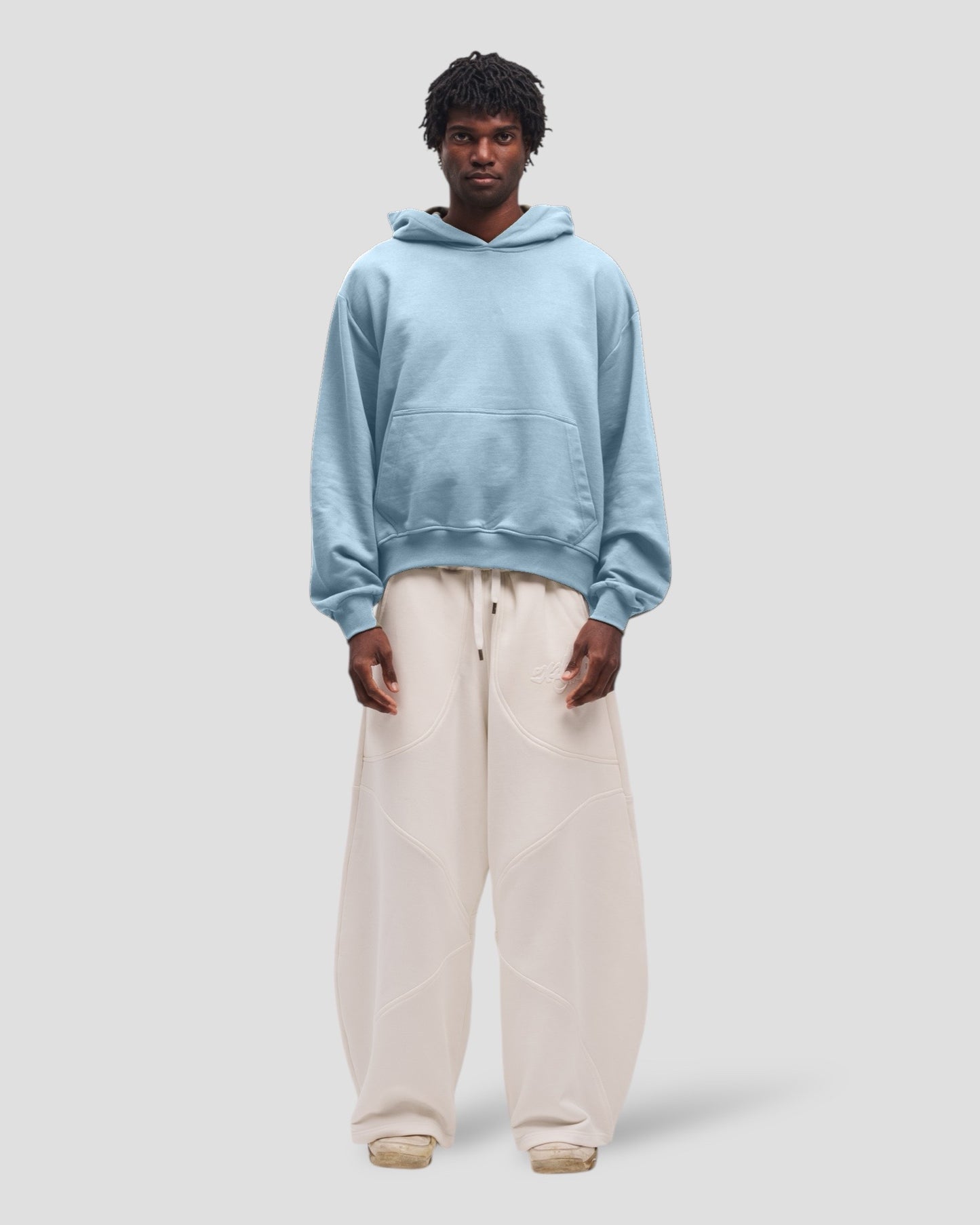 The Perfect Blank Sky Blue Hoodie