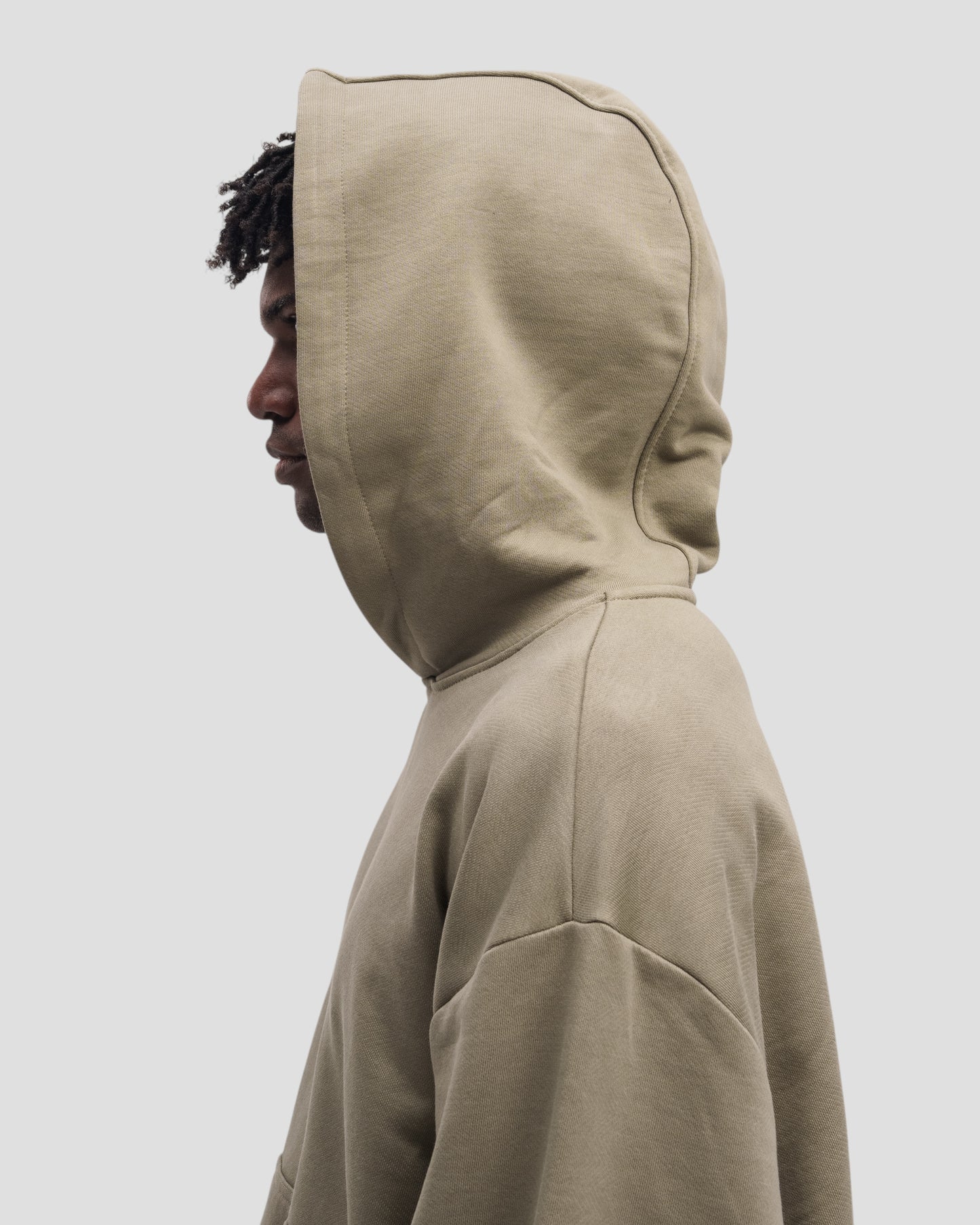 The Perfect Blank Olive Hoodie