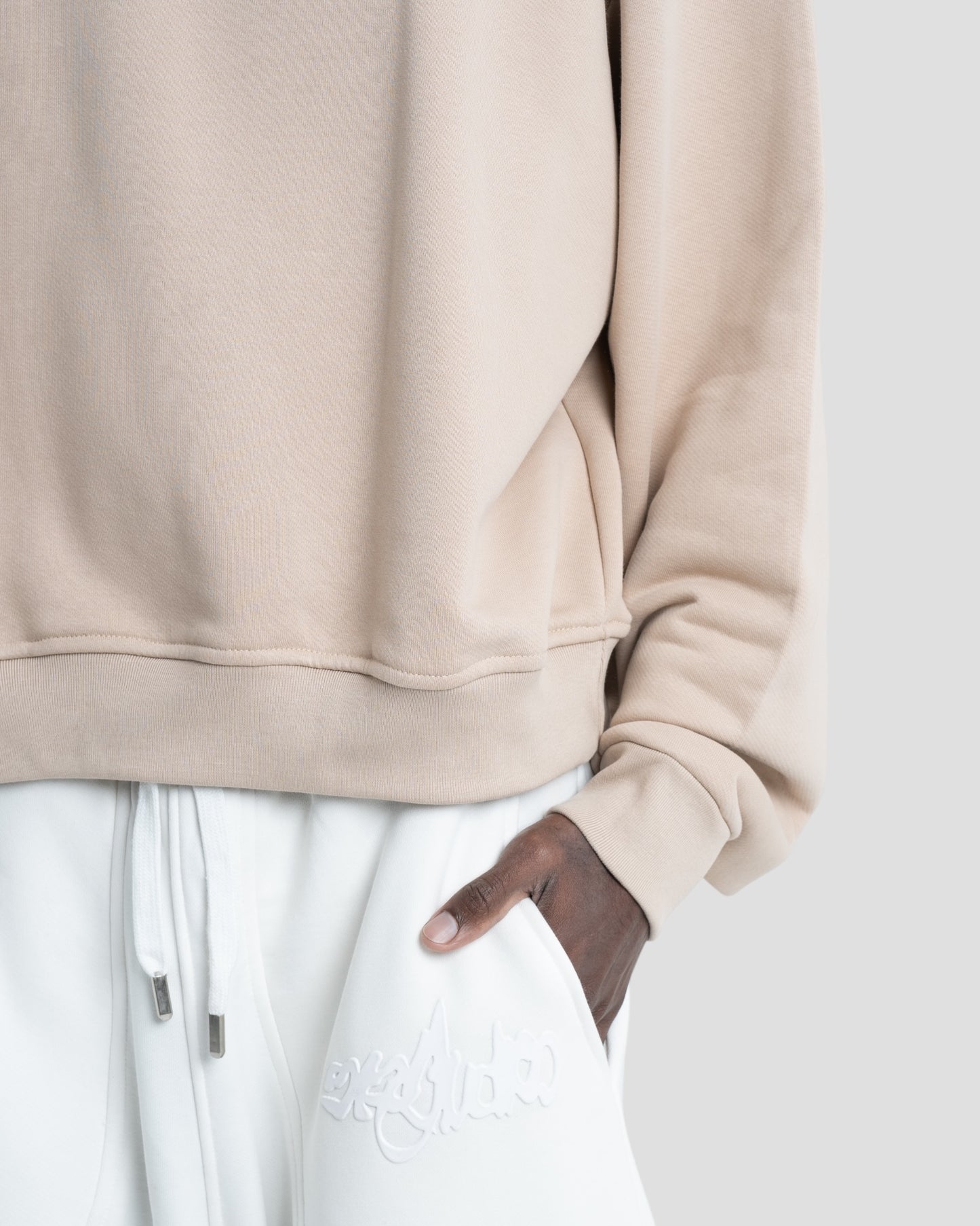 The Perfect Blank Beige Crewneck