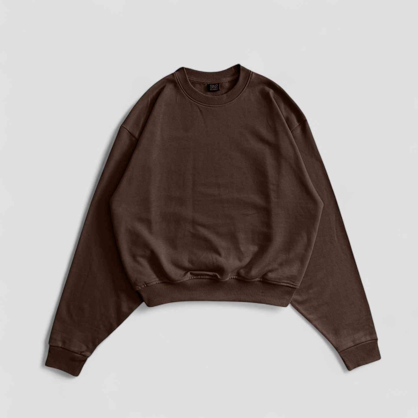 The Perfect Blank Dark Brown Crewneck