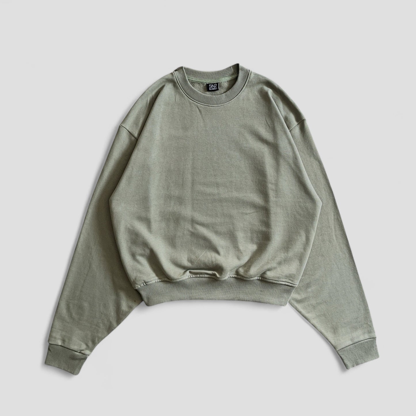 The Perfect Blank Olive Crewneck