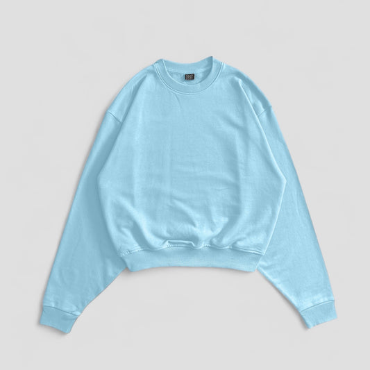 The Perfect Blank Sky Blue Crewneck