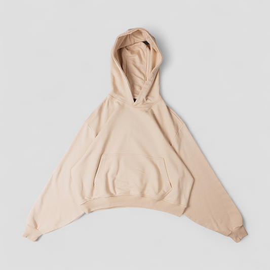 The Perfect Blank Beige Hoodie